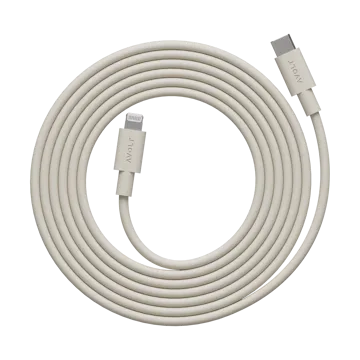 Cable 1 USB C til Lightning ladekabel 2m - Nomad Sand - Avolt
