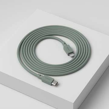 Cable 1 USB C til Lightning ladekabel 2m - Oak Green - Avolt