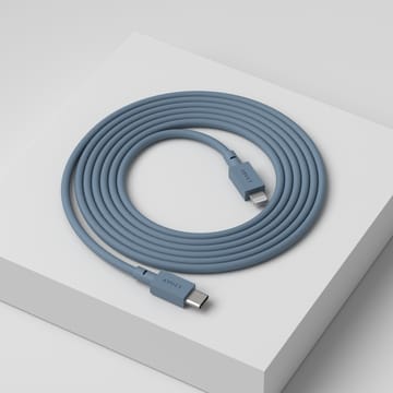 Cable 1 USB C til Lightning ladekabel 2m - Shark Blue - Avolt