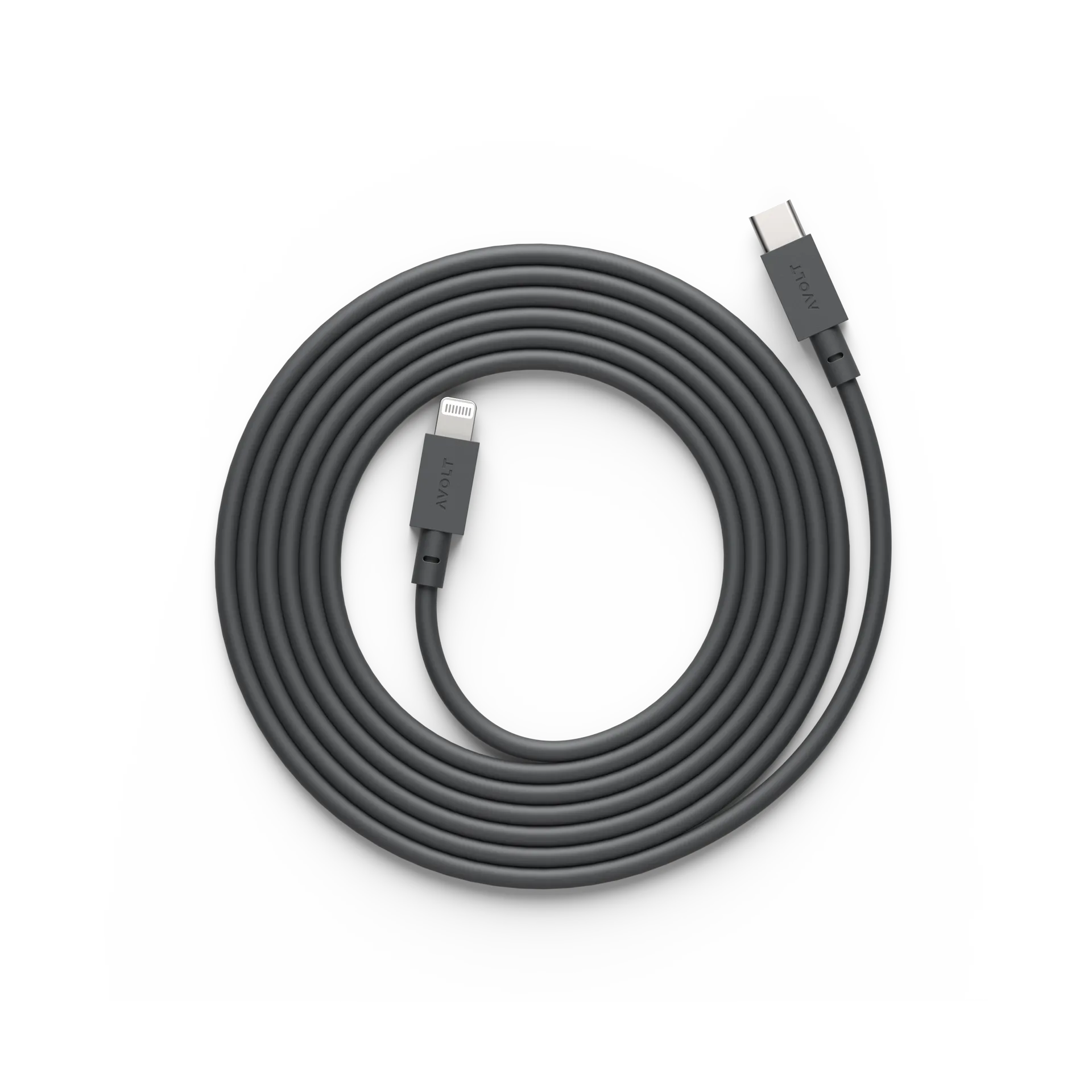 Cable 1 USB C til Lightning ladekabel 2m, Stockholm Black Avolt
