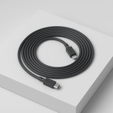 Cable 1 USB C til Lightning ladekabel 2m - Stockholm Black - Avolt