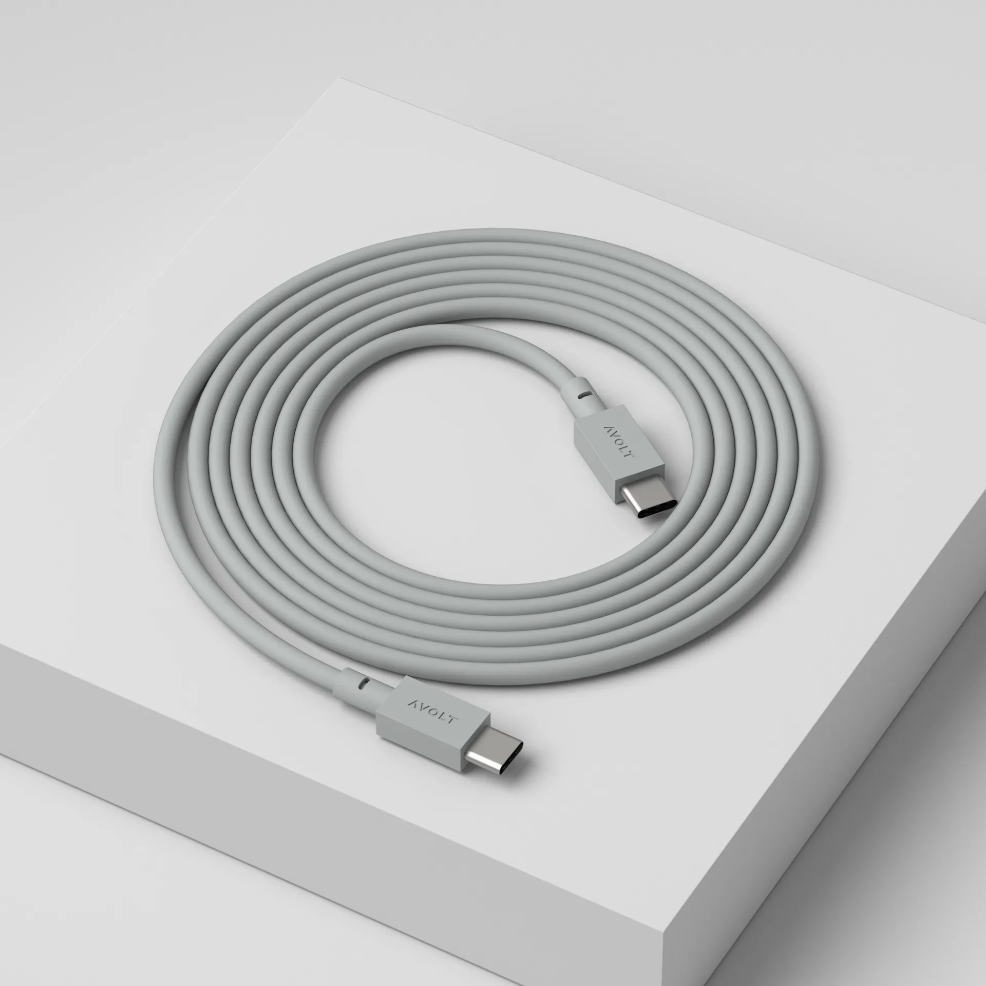 Cable 1 USB-C til USB-C ladekabel 2 m, Gotland gray Avolt