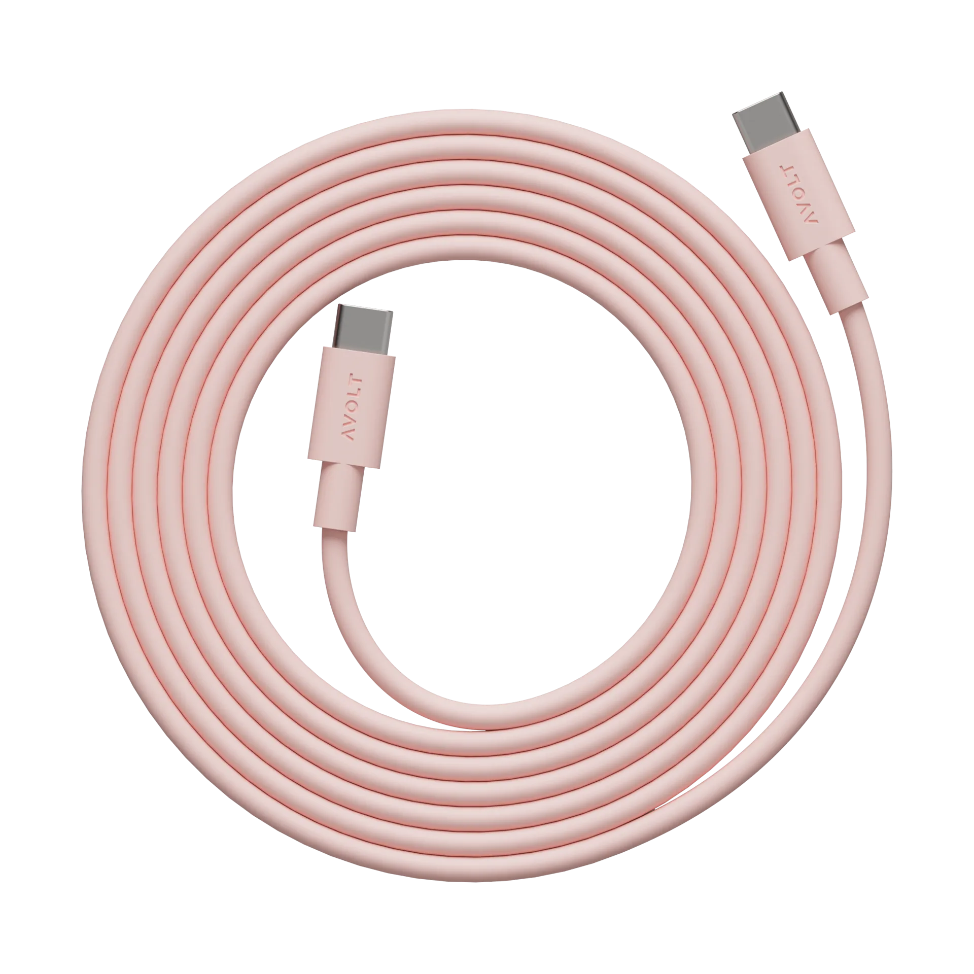 Cable 1 USB-C til USB-C ladekabel 2 m, New Pink Avolt