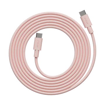 Cable 1 USB-C til USB-C ladekabel 2 m - New Pink - Avolt