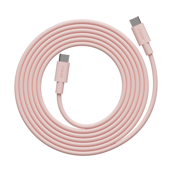 Cable 1 USB-C til USB-C ladekabel 2 m - New Pink - Avolt