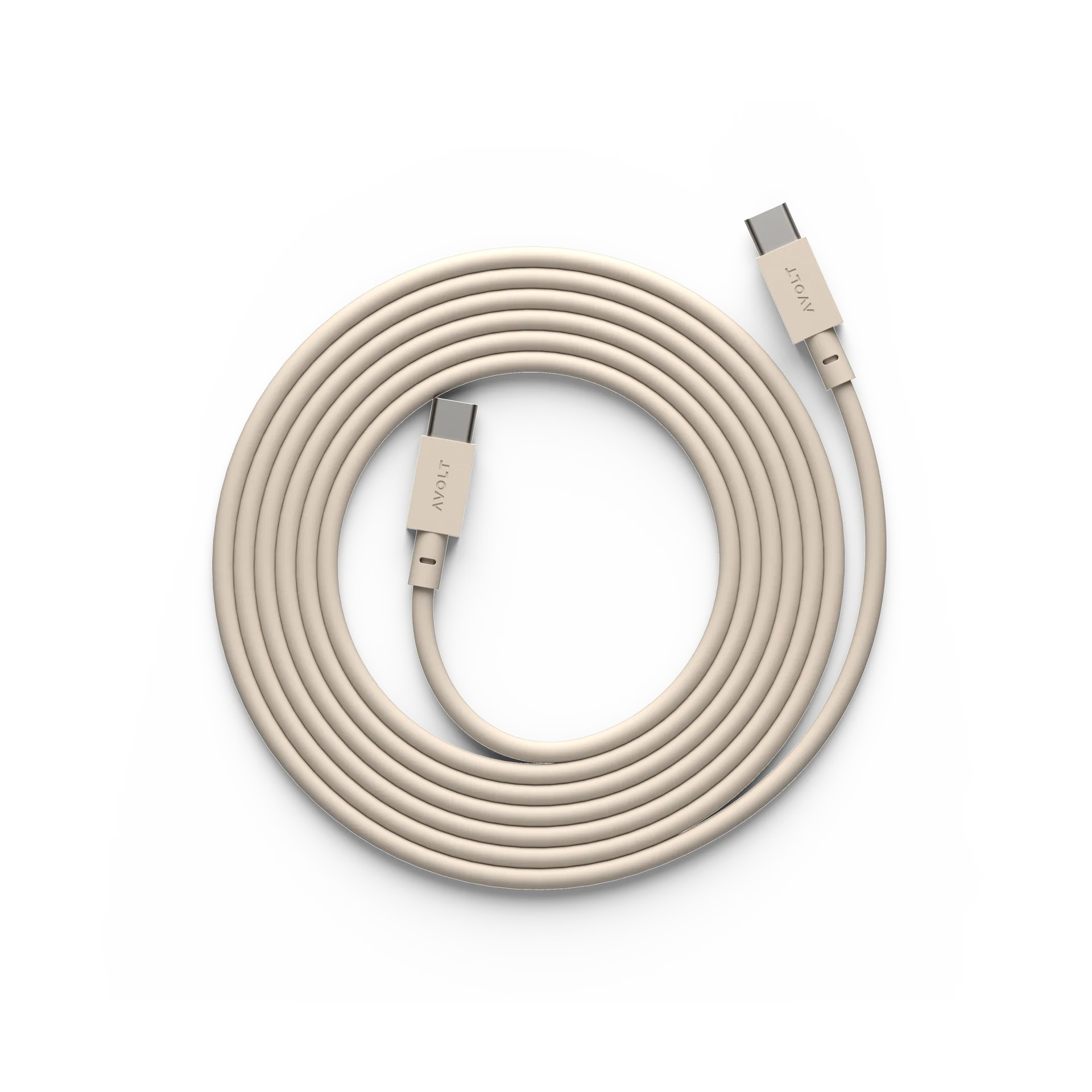 Cable 1 USB-C til USB-C ladekabel 2 m, Nomad sand Avolt