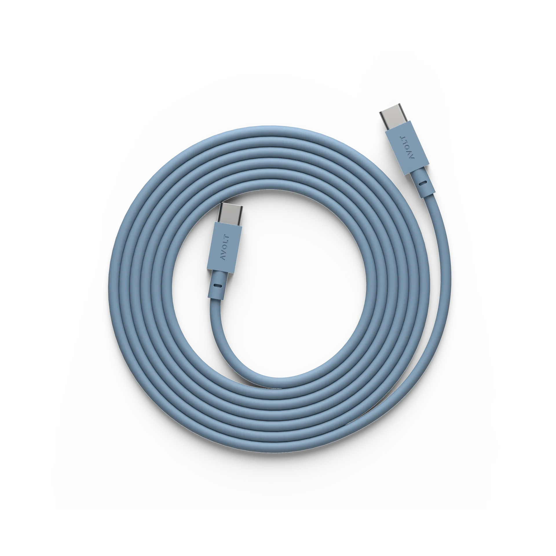 Cable 1 USB-C til USB-C ladekabel 2 m, Shark blue Avolt