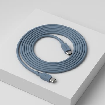 Cable 1 USB-C til USB-C ladekabel 2 m - Shark blue - Avolt