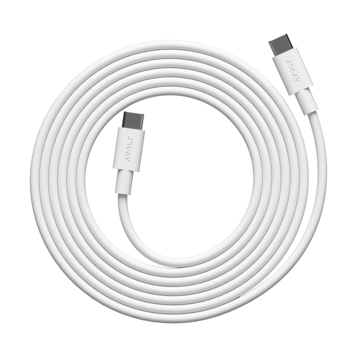 Cable 1 USB-C til USB-C ladekabel 2 m - White Martinelli Luce Edition - Avolt