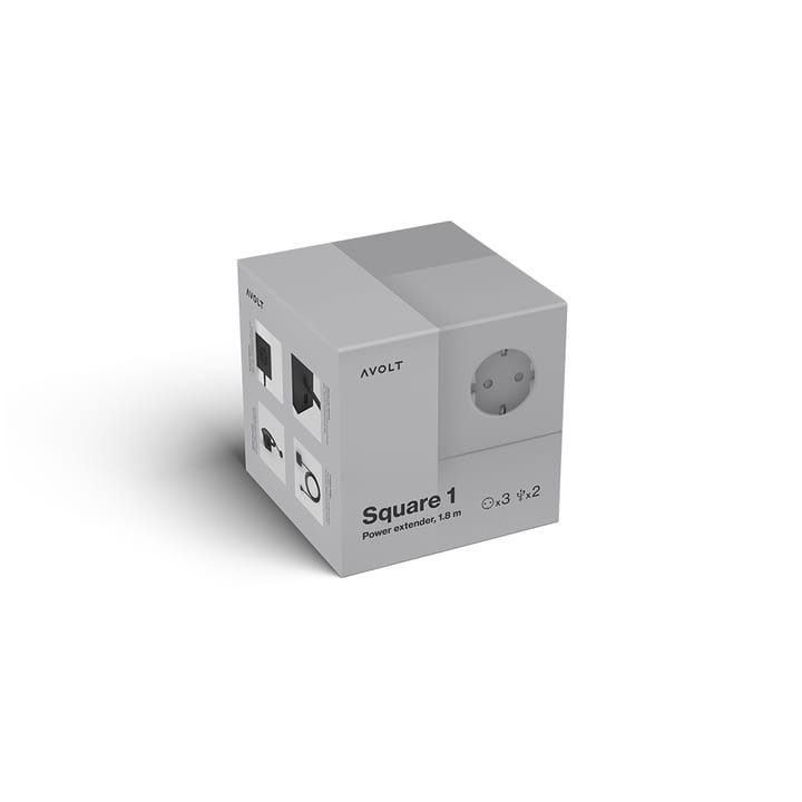 Square 1 grenuttak, gotland grey Avolt