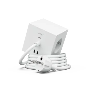 Square 1 grenuttak USB-C 30W 1,8 m - White Martinelli Luce edition - Avolt