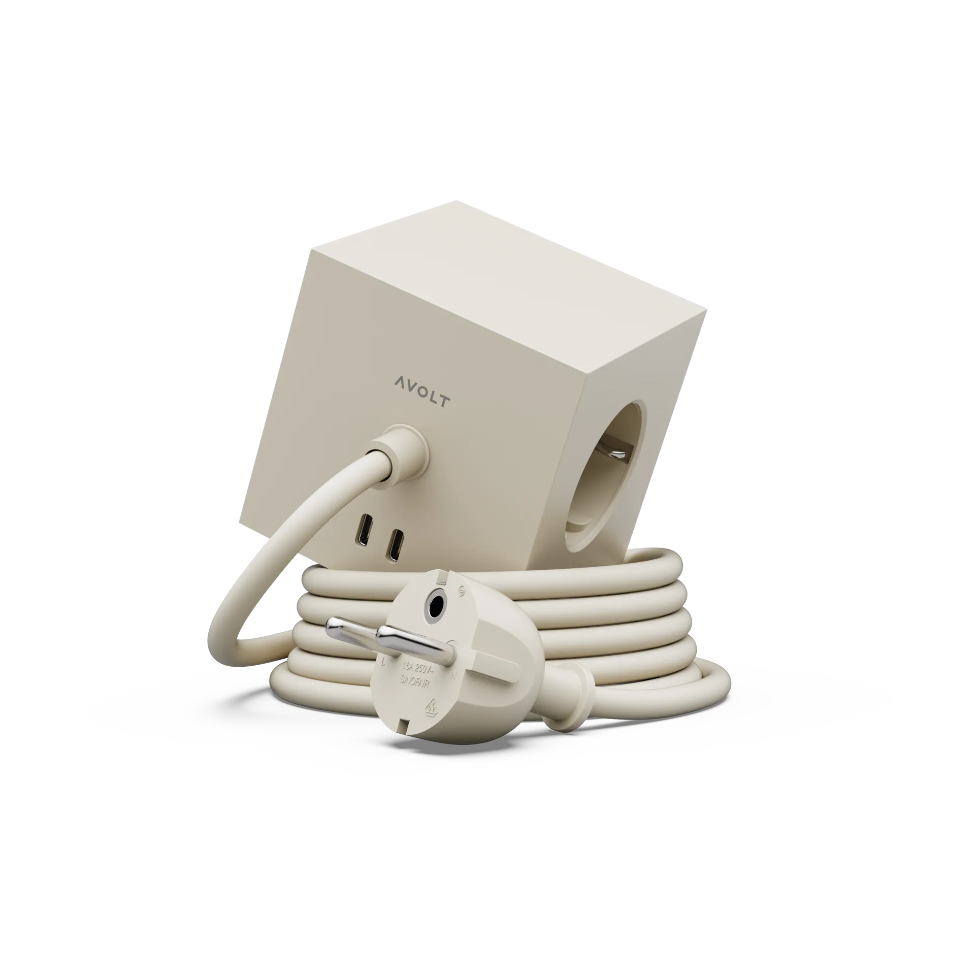 Square 1 grenuttak USB-C 30W 3 m, Nomad Sand Avolt