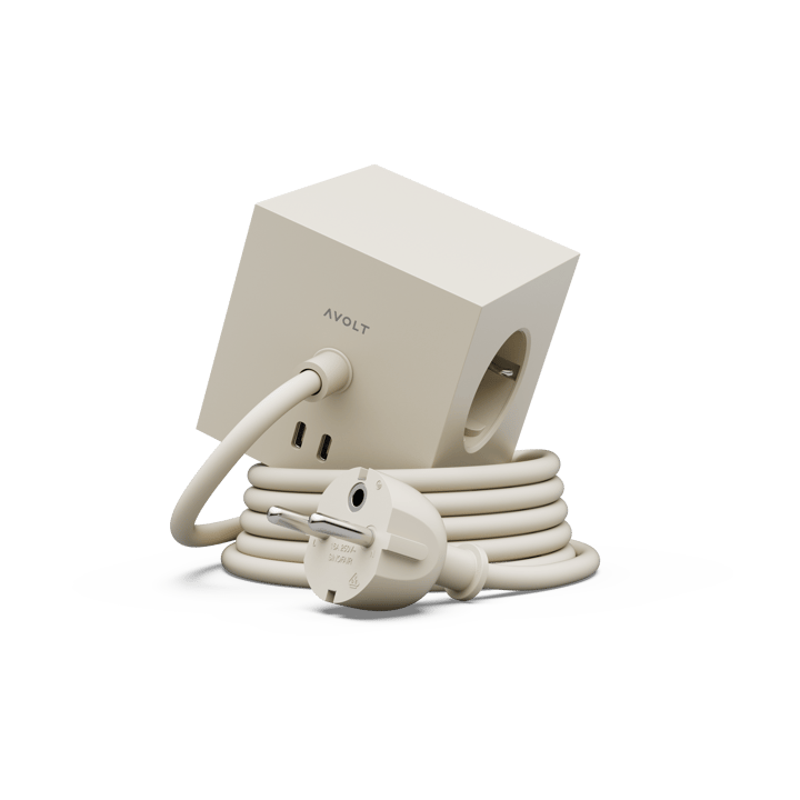 Square 1 grenuttak USB-C 30W 3 m - Nomad Sand - Avolt