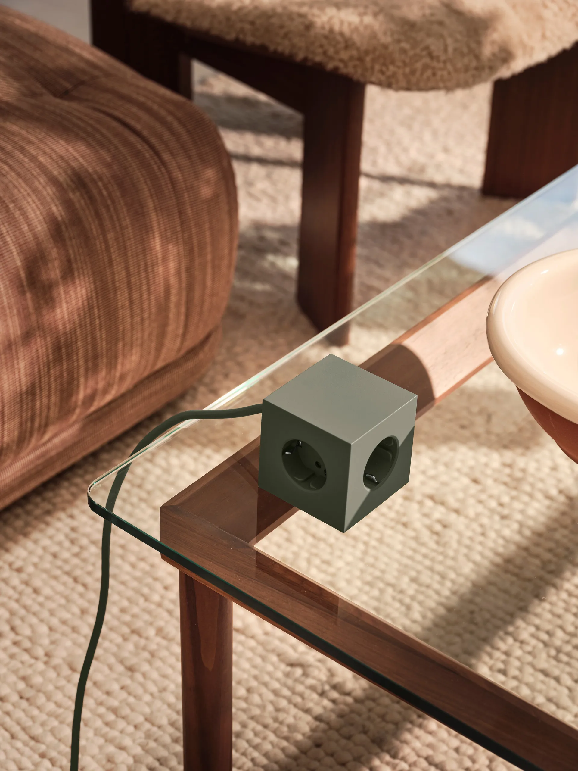 Square 1 grenuttak USB-C 30W 3 m, Oak Green Avolt