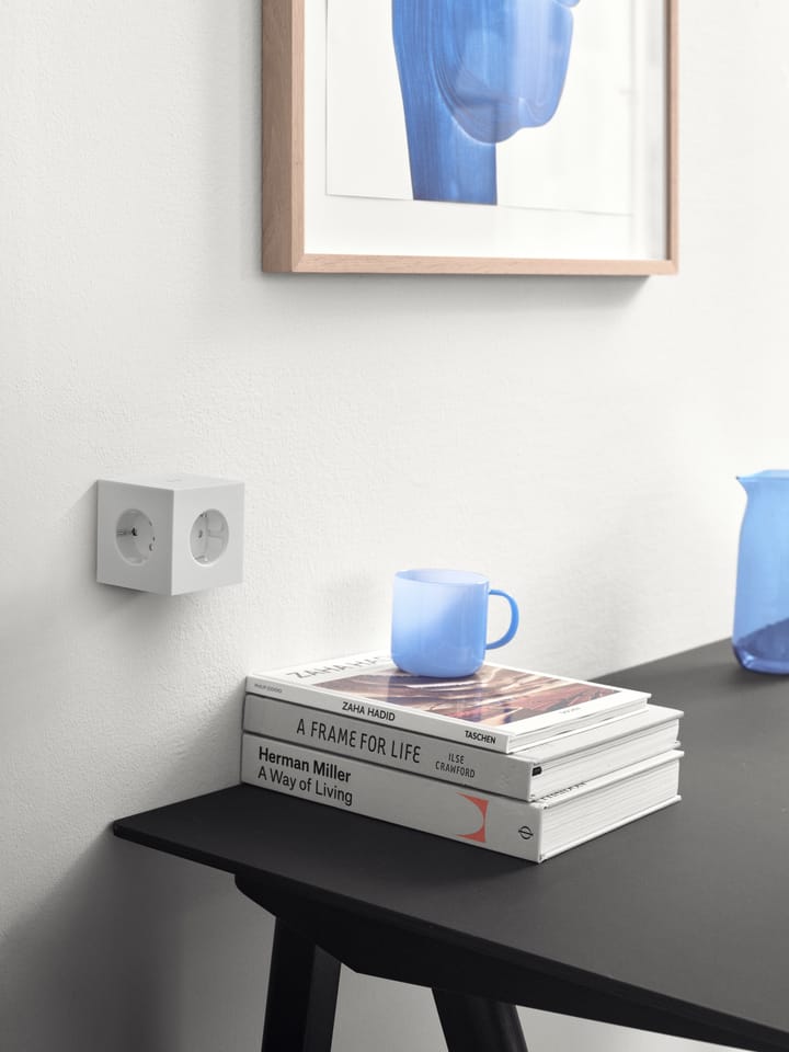 Square 1 grenuttak USB-C 30W 3 m, White Martinelli Luce edition Avolt