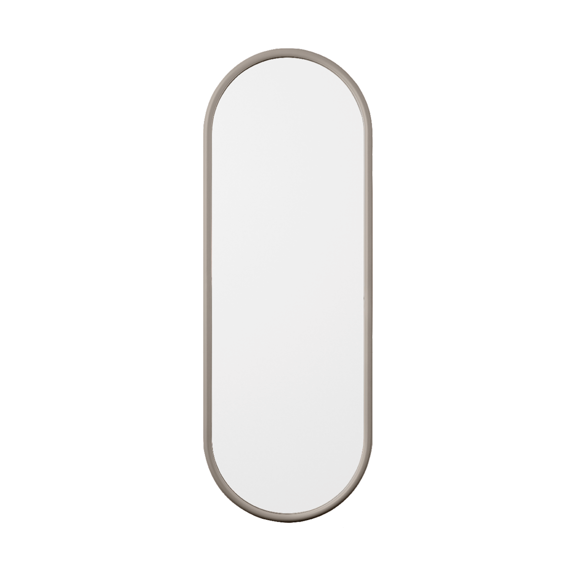 Angui Speil Oval 108 cm Taupe