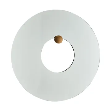 Castellum veggspeil Ø80 cm - Clear-oiled oak - AYTM