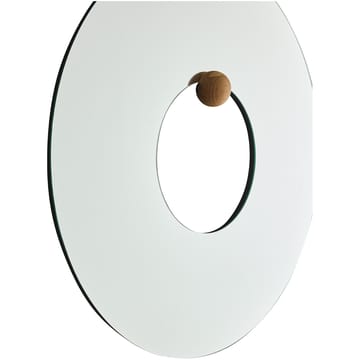 Castellum veggspeil Ø80 cm - Clear-oiled oak - AYTM