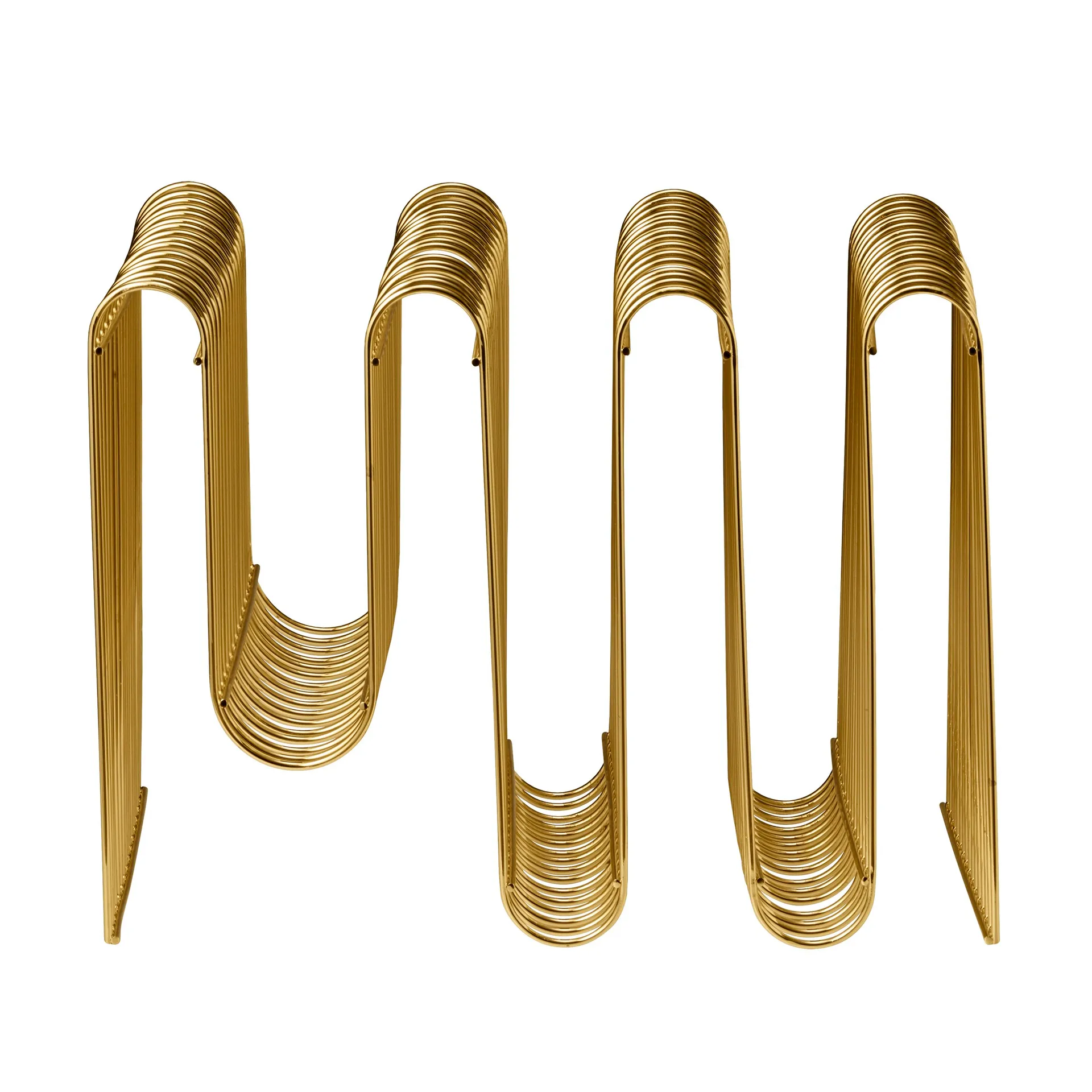 Curva magasinholder, messing AYTM