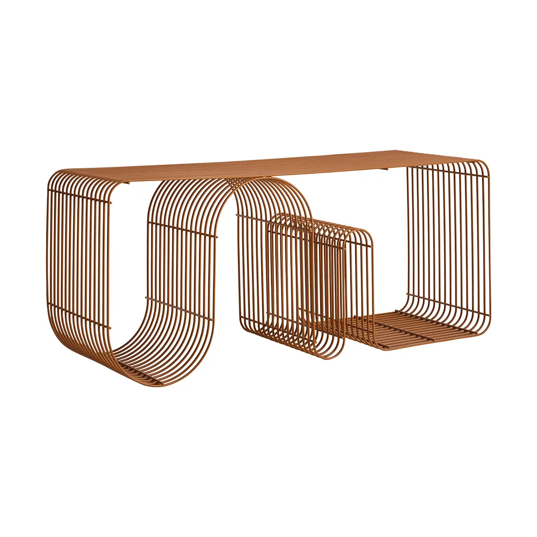 Curva sittebenk 100 cm, Amber AYTM