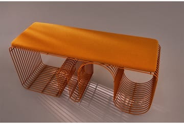 Curva sittebenk 100 cm - Amber - AYTM