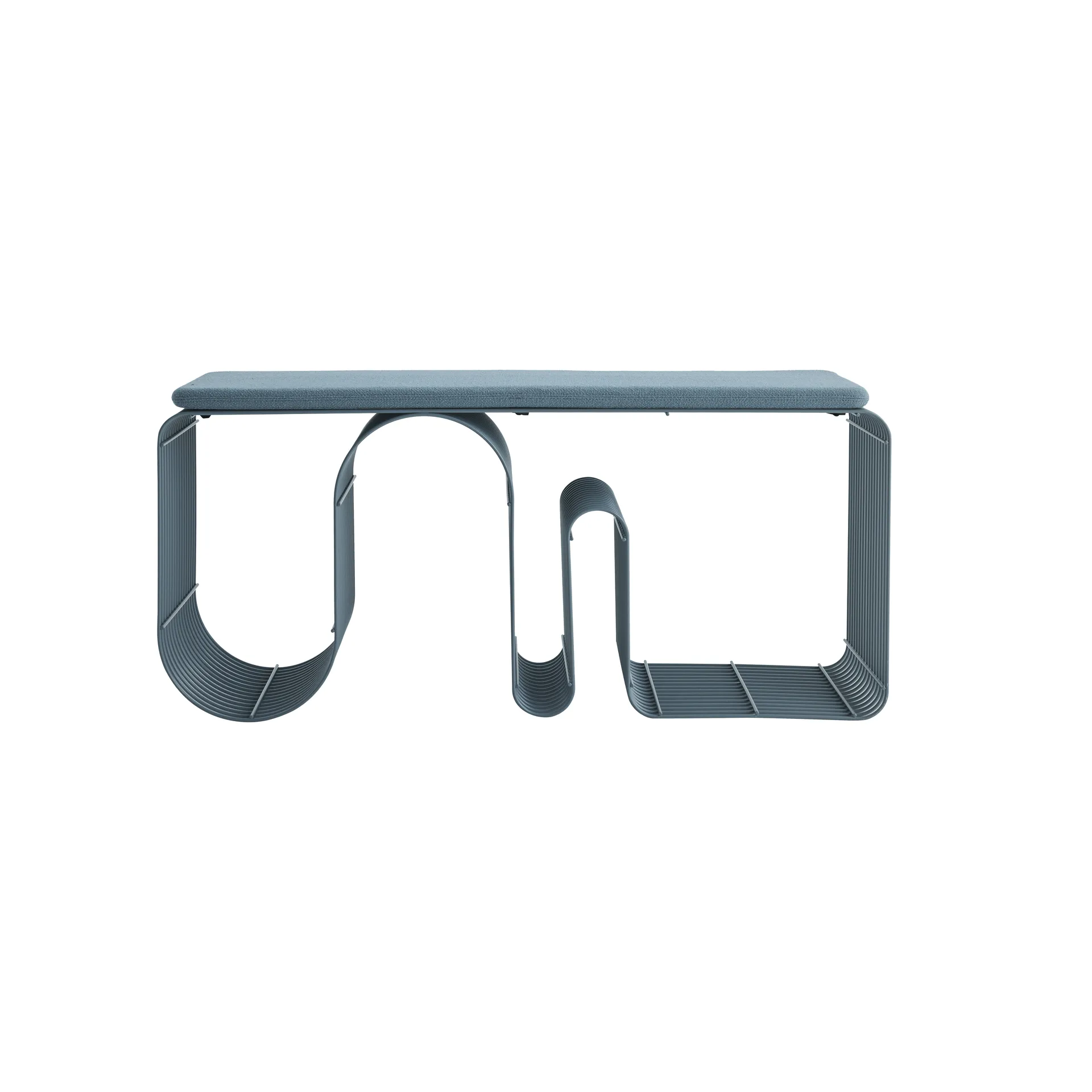 Curva sittebenk 100 cm, Dusty blue AYTM