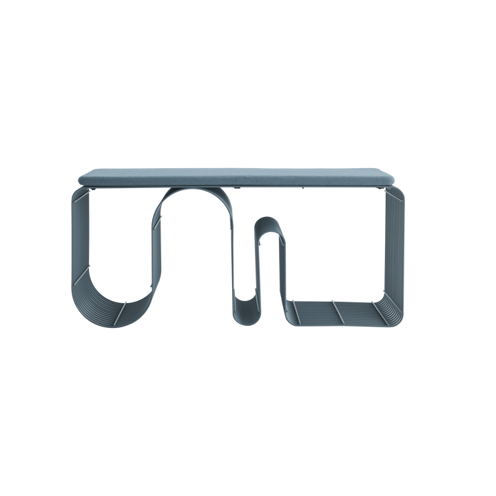 Curva sittebenk 100 cm, Dusty blue AYTM