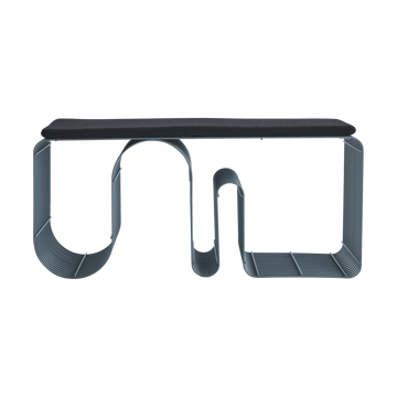 Curva sittebenk 100 cm - Dusty blue - AYTM