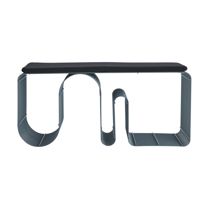 Curva sittebenk 100 cm, Dusty blue AYTM