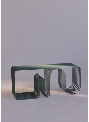 Curva sittebenk 100 cm - Dusty blue - AYTM