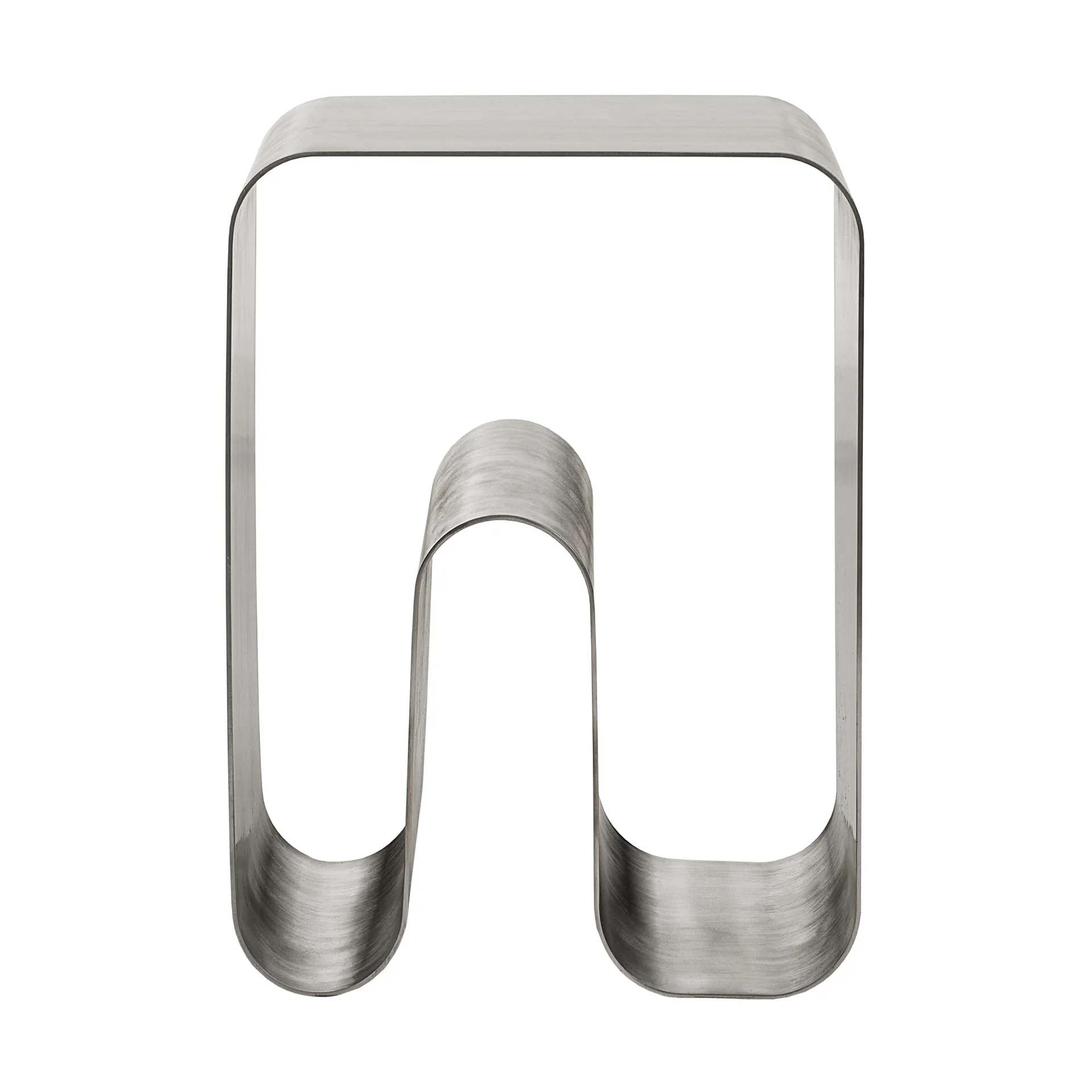 Curva solid krakk, Silver, 32x32x43,2 cm AYTM