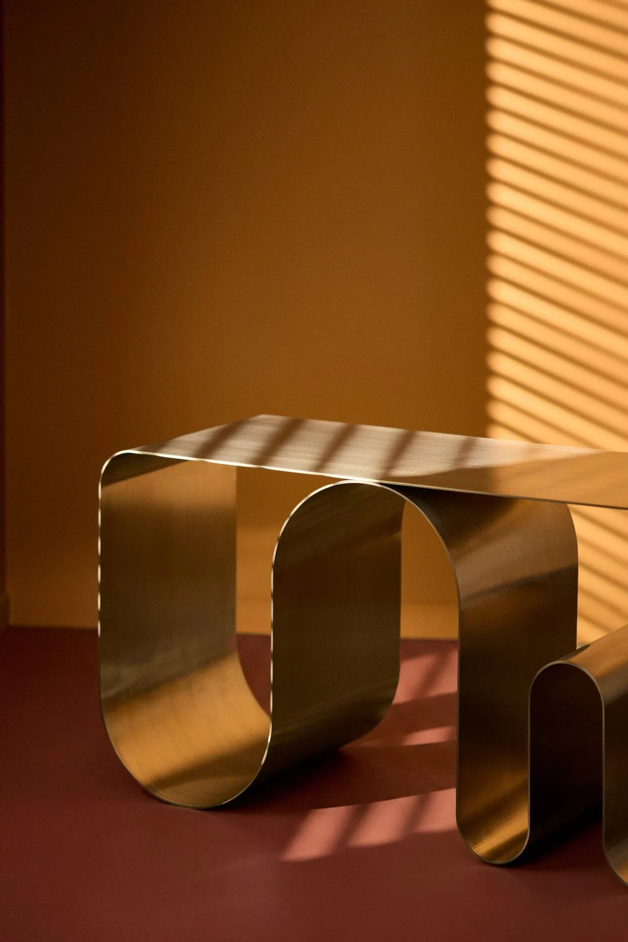 Curva solid sittebenk, Sølvfarget, 100 cm AYTM