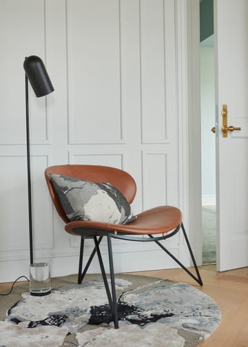 Floreo pute 40x60 cm - Svart-beige - AYTM