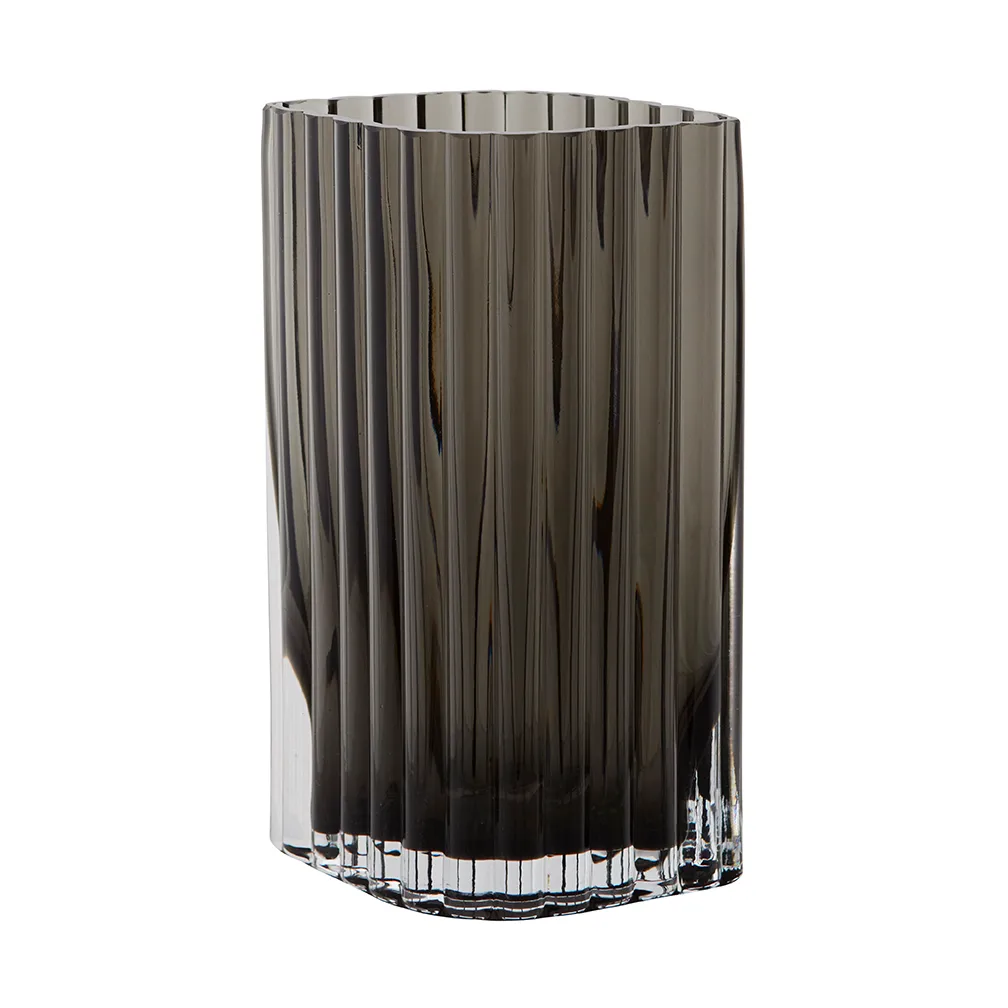 Folium vase 20 cm, Black AYTM