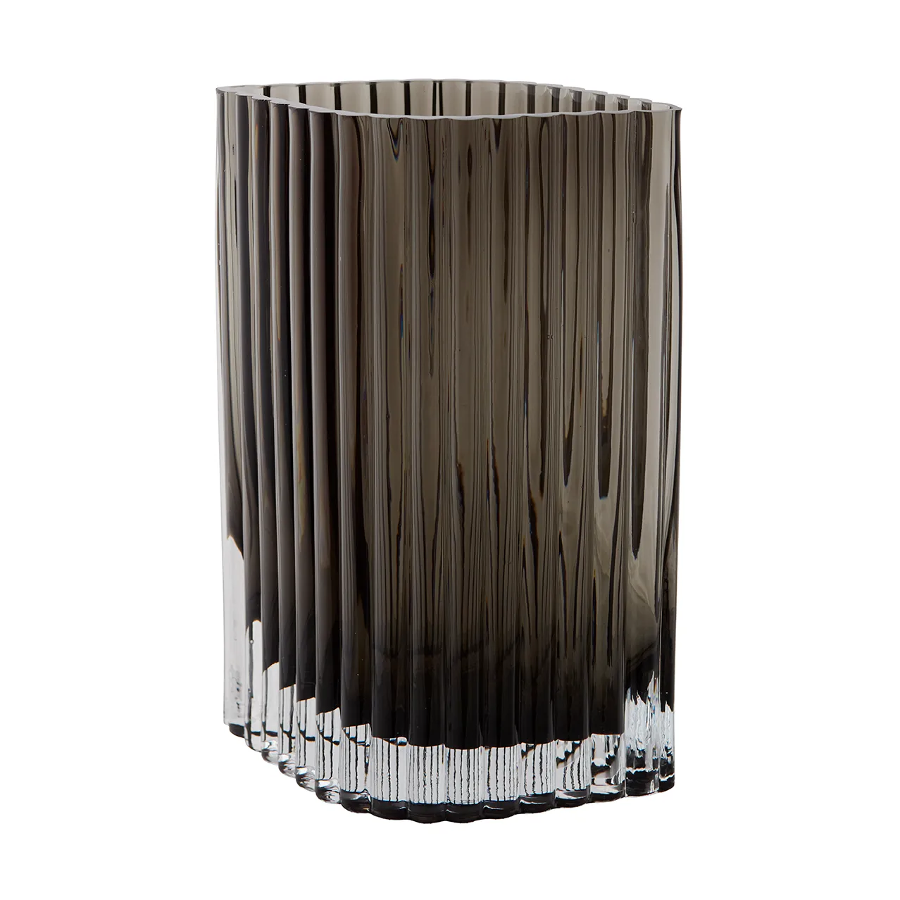 Folium vase 25 cm, Black AYTM