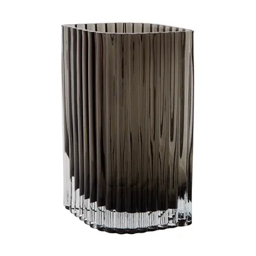 Folium vase 25 cm - Black - AYTM
