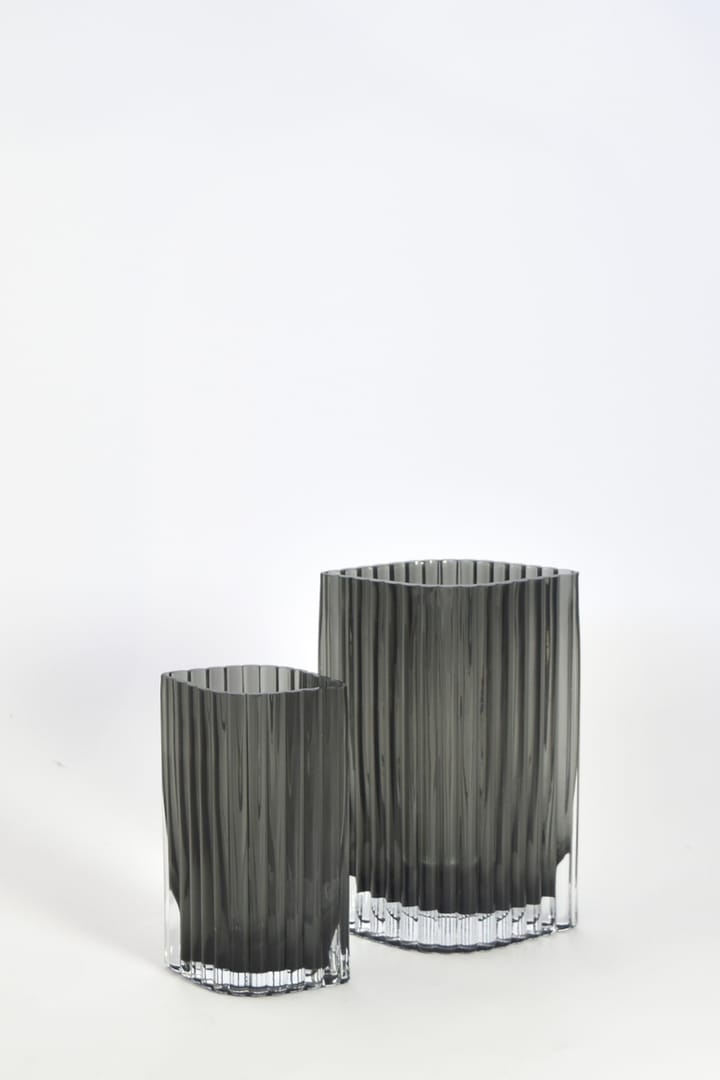 Folium vase 25 cm - Black - AYTM