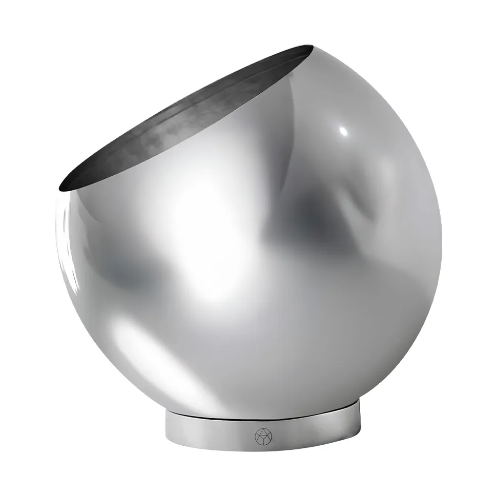 Globe blomsterpotte Ø17 cm, Silver AYTM