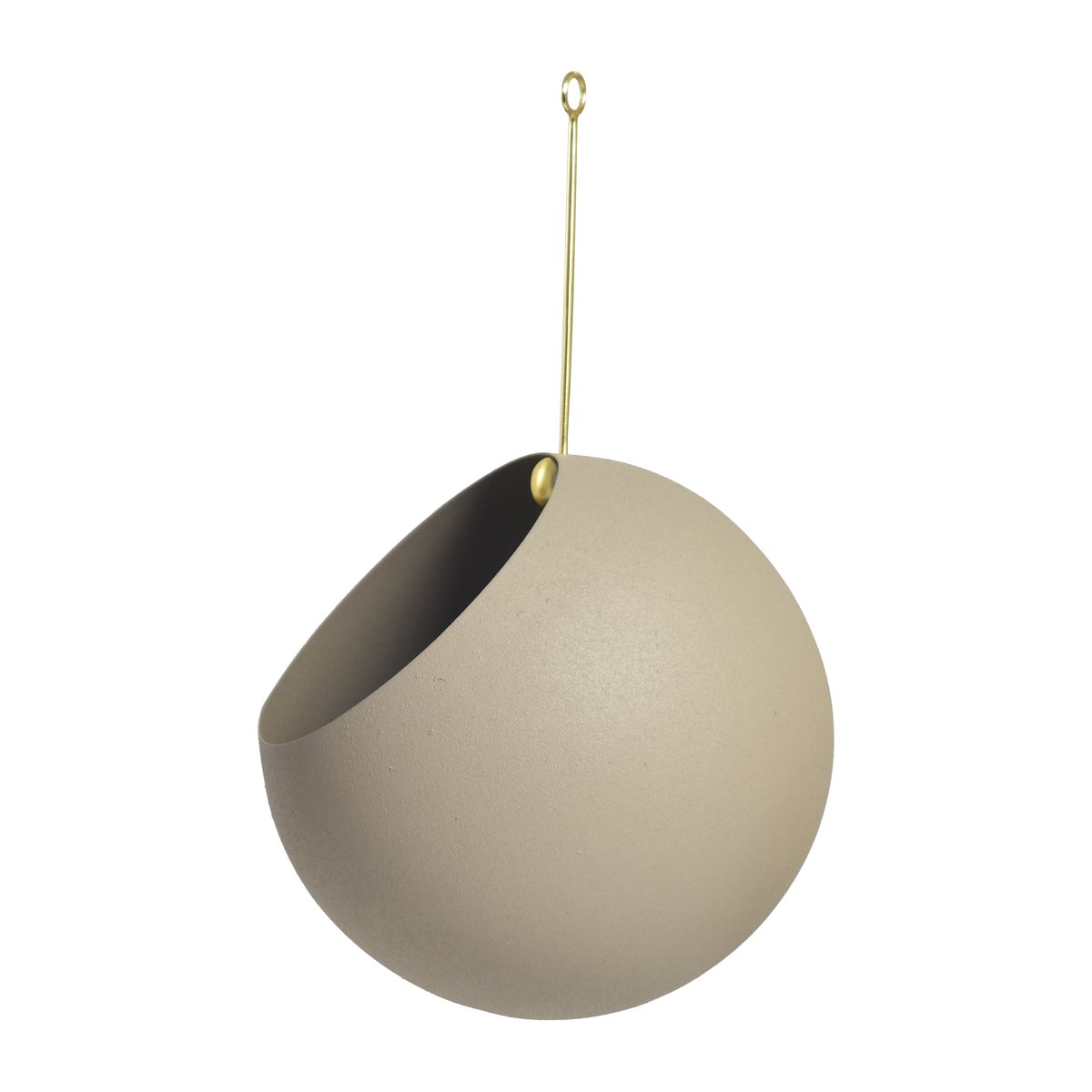 Bilde av AYTM GLOBE hengende krukke Ø17 cm h28 cm Taupe