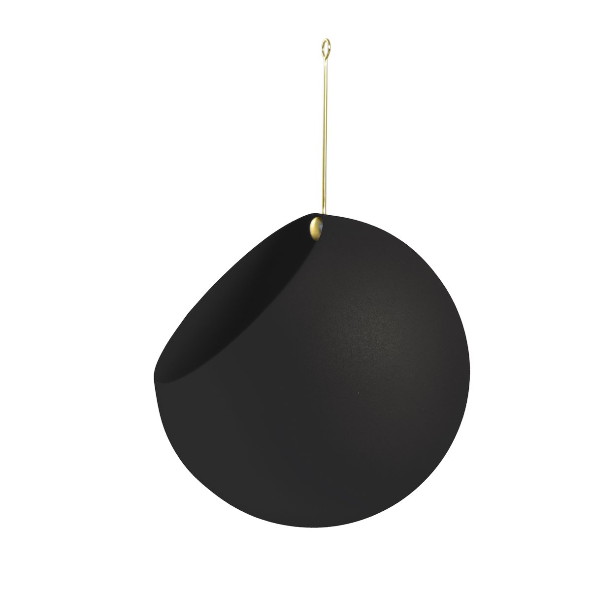 Bilde av AYTM GLOBE hengende krukke Ø21 cm h32 cm Black