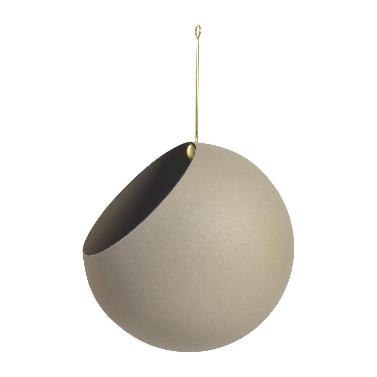 Bilde av AYTM GLOBE hengende krukke Ø21 cm h32 cm Taupe