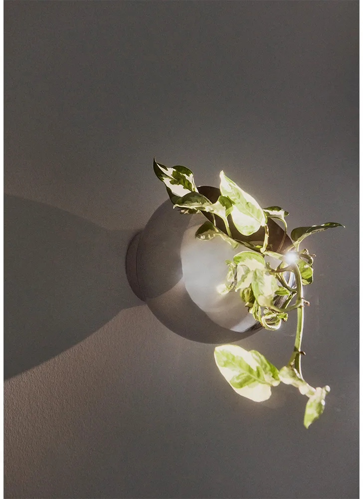 Globe krukke vegg Ø 17 cm, Silver AYTM