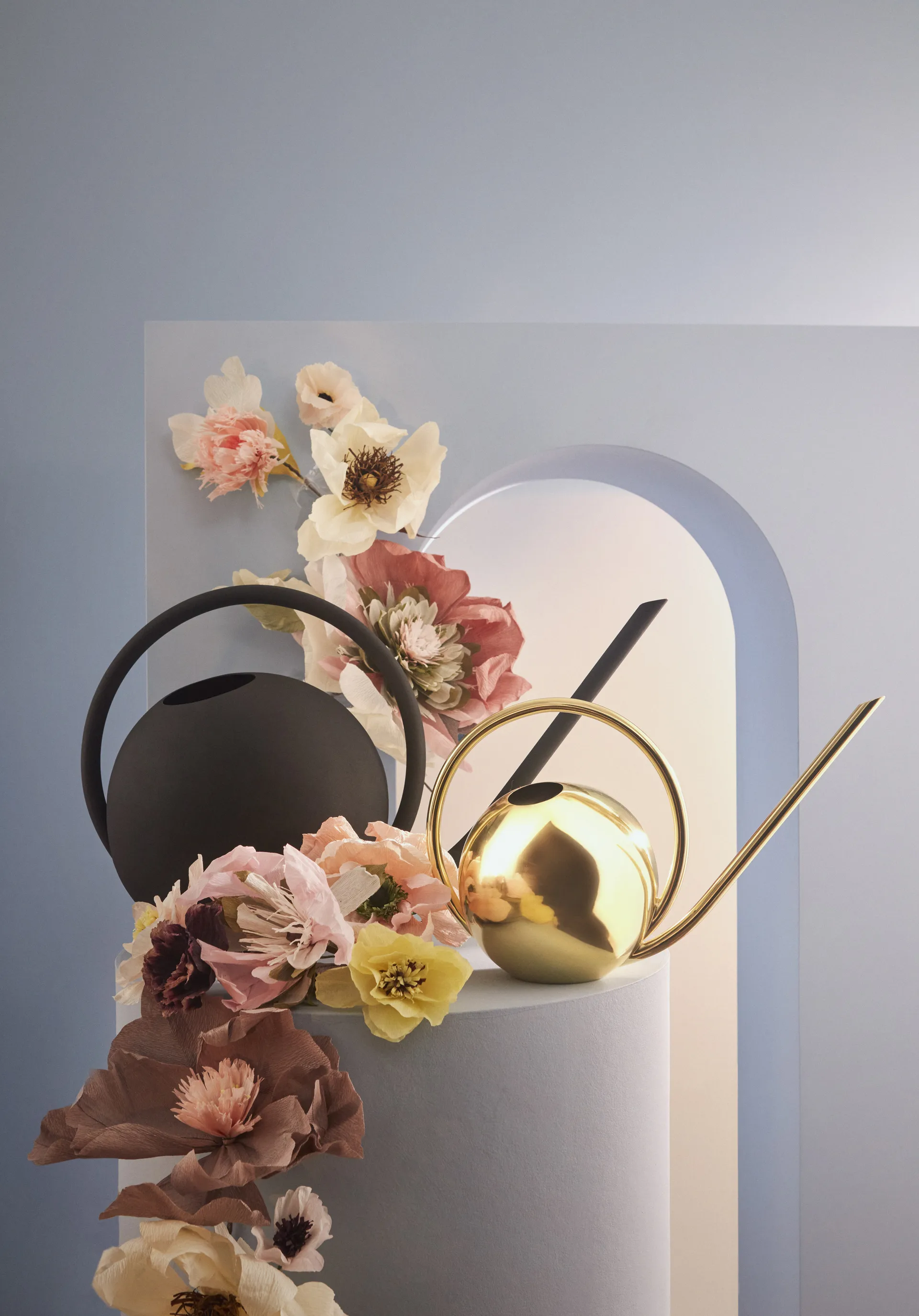 Globe vannkanne 23 cm, Gull AYTM