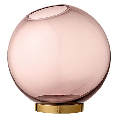 Globe vase large - rosa-messing - AYTM
