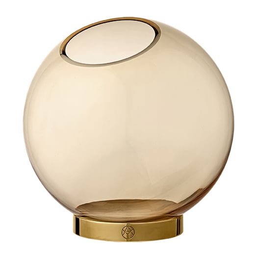 Bilde av AYTM Globe vase medium rav-gull