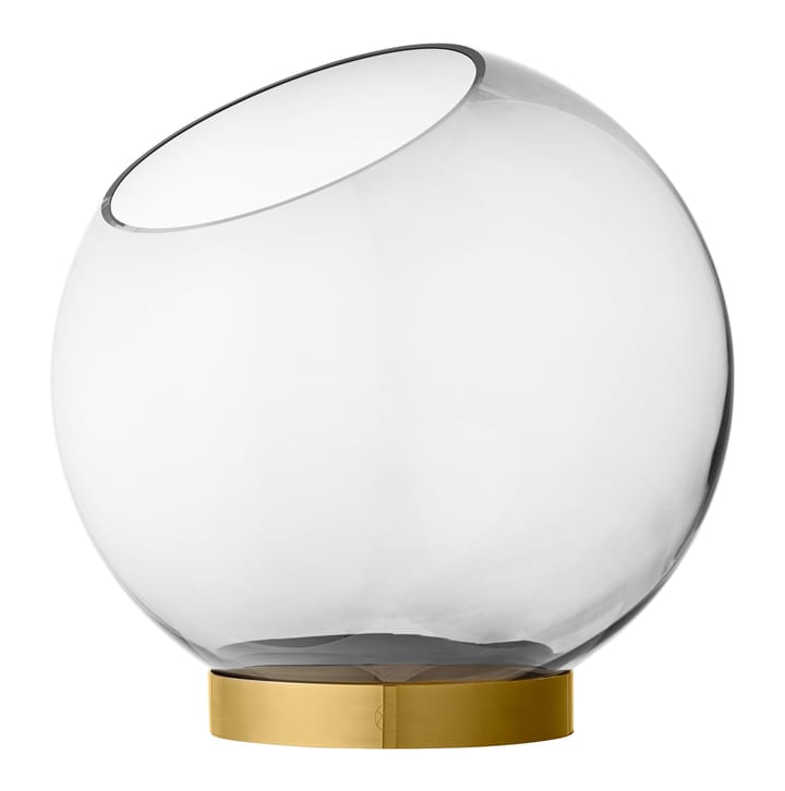 Globe vase XL - Svart-gull - AYTM