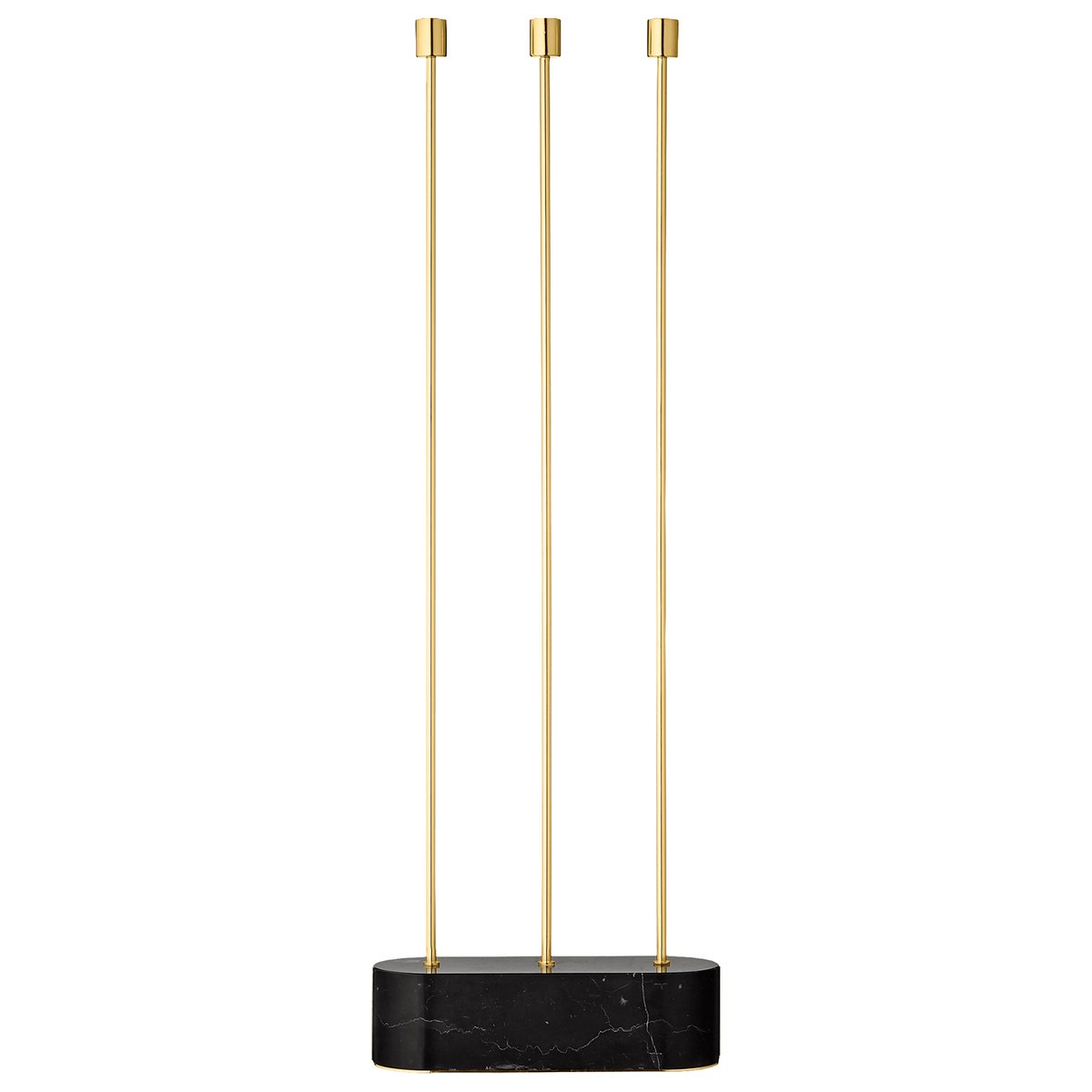 AYTM - Grasil Floor Lysestake L27xW9xH82 Black/Gold