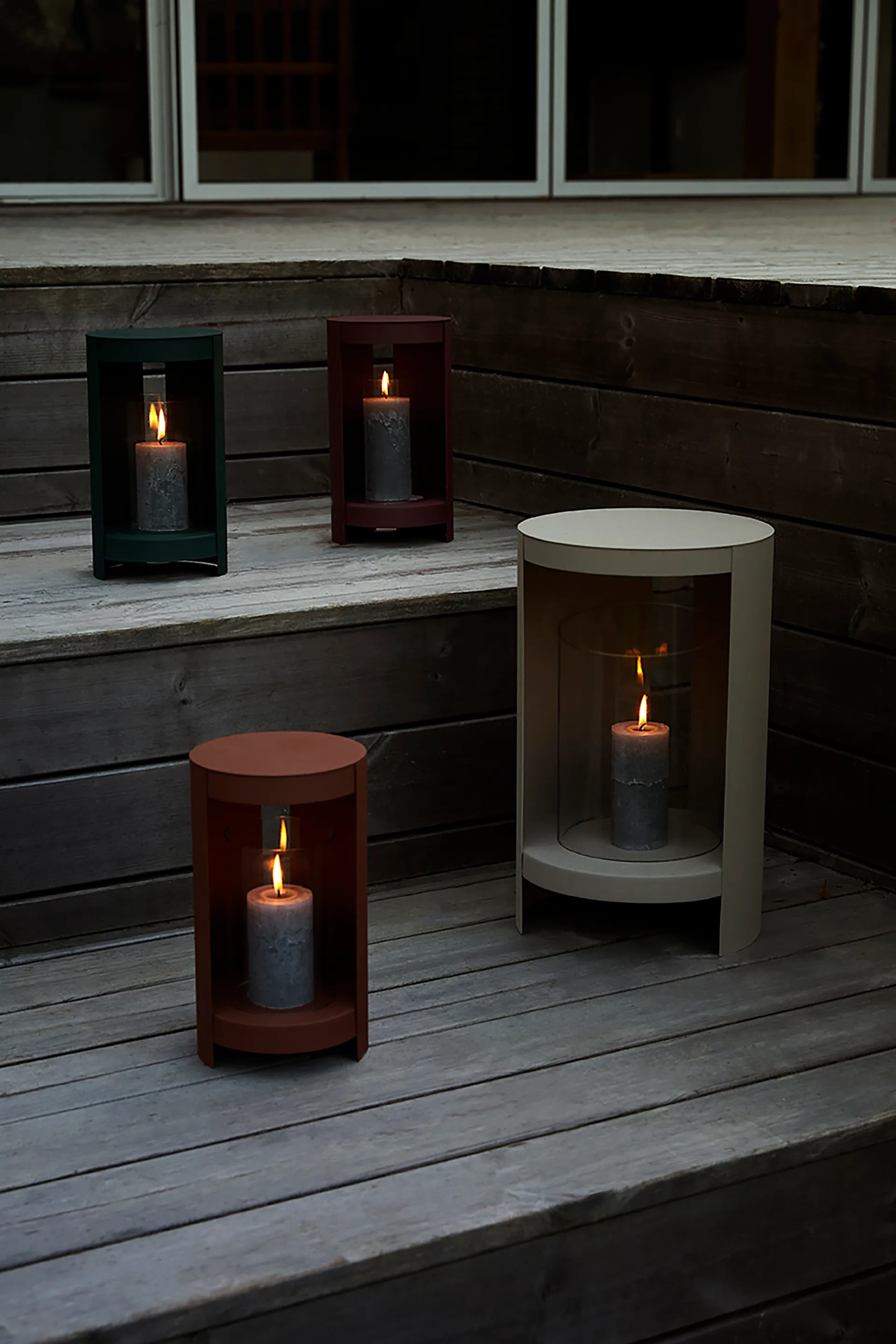 Ora lanterne lykt 28 cm, Bordeaux AYTM