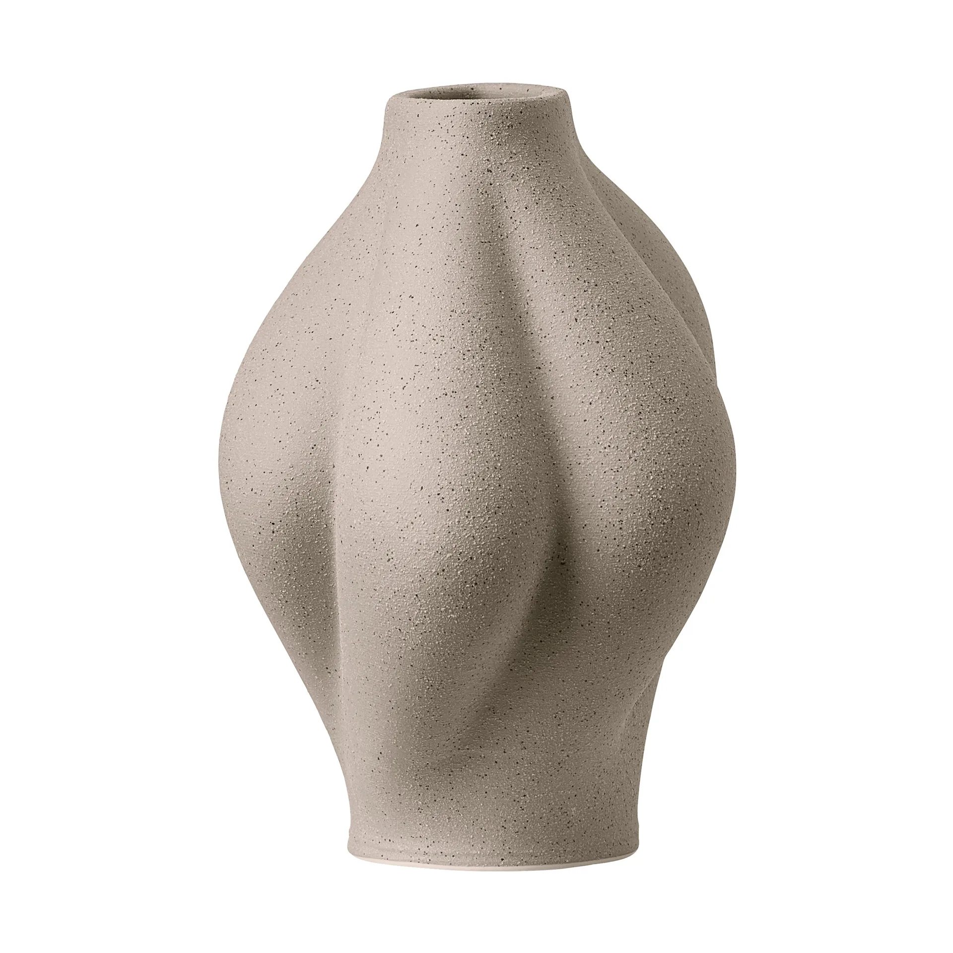 Saltare vase, Light Sand, Ø15x25 cm AYTM