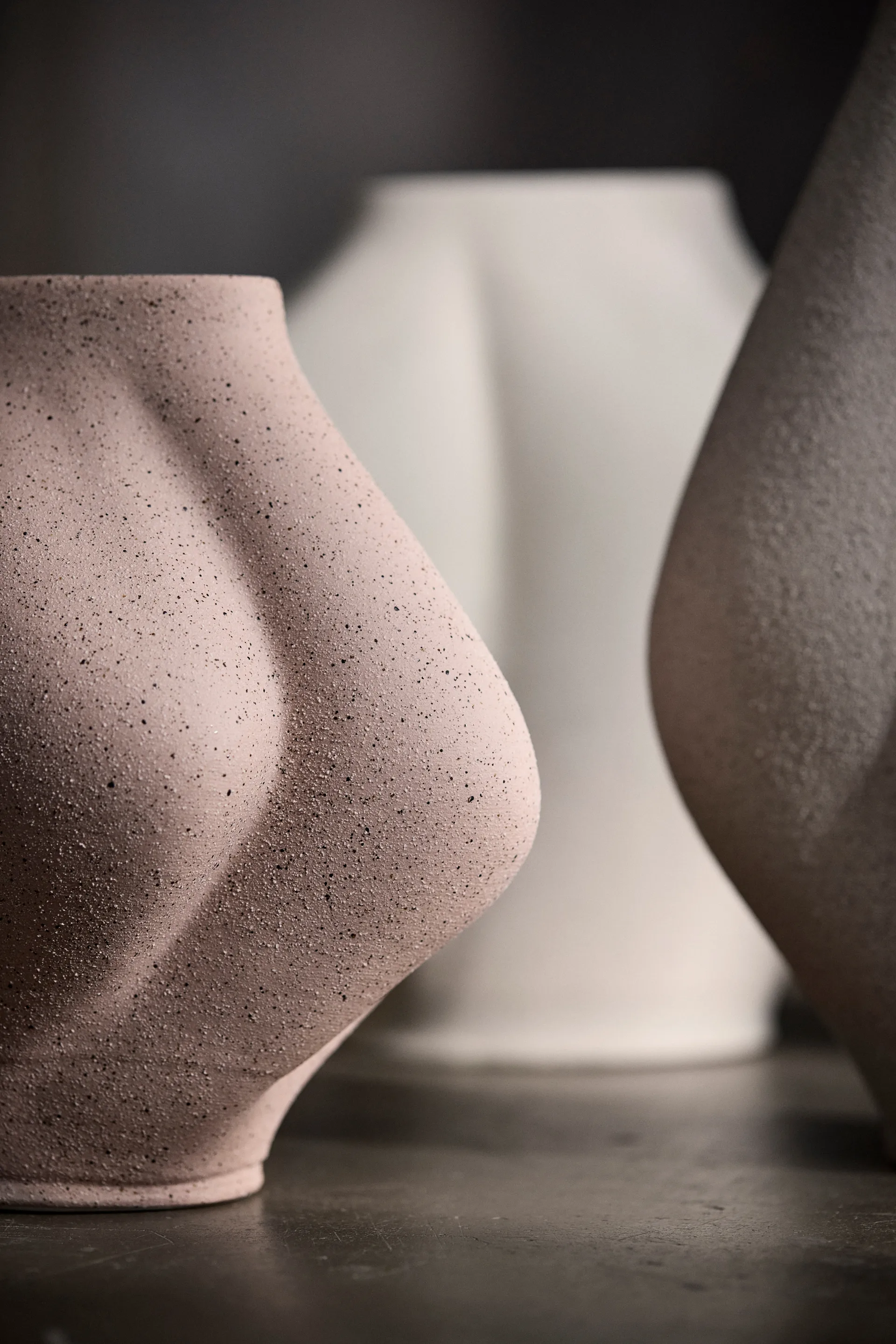 Saltare vase, Rose, Ø15x25 cm AYTM